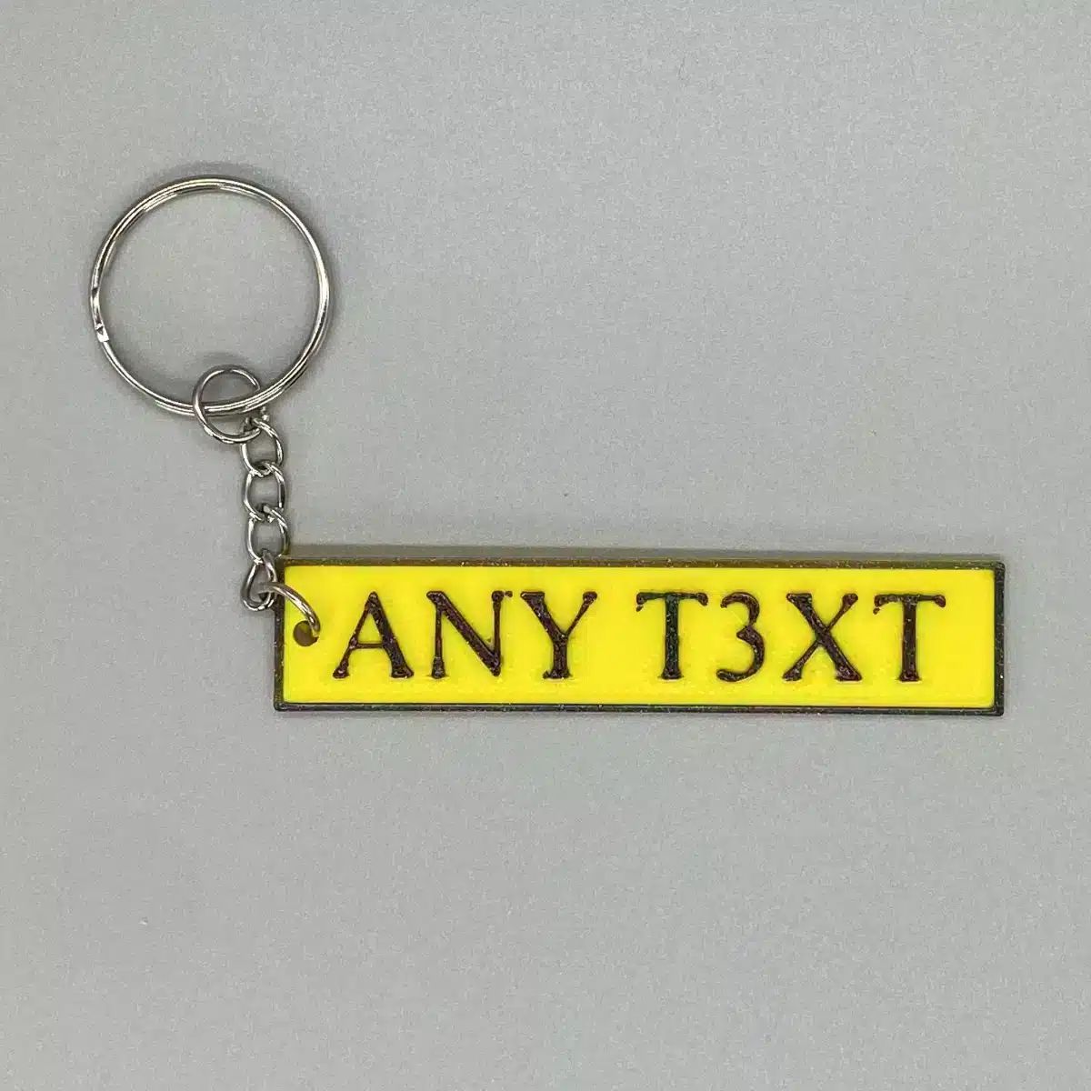 Number Plate Keyring